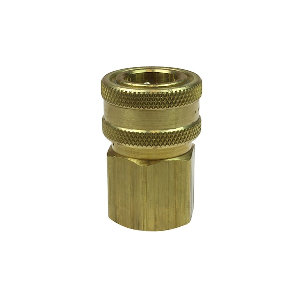 1/2" Straight Through Coupler 1/2" FPT